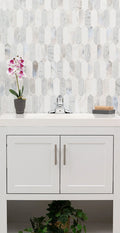 Cienega Springs Picket Misc. Glass Mosaic Tile