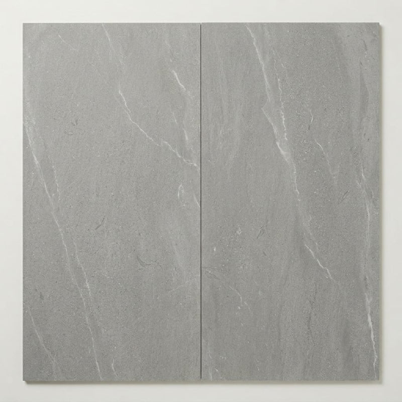 Cinderella Gray Limestone Tile 18x36 Brushed close-up