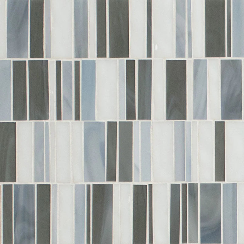 Citi Stax Lapis 3mm Glass Mosaic Tile