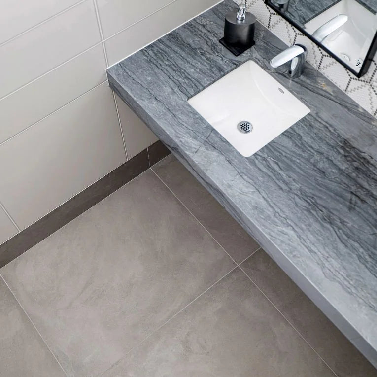 Citylife Ash 3x12 Surface Bullnose Porcelain Trim