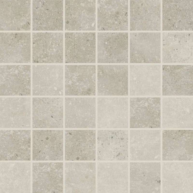 Texture Bianco 2x2 Natural Porcelain Mosaic Tile