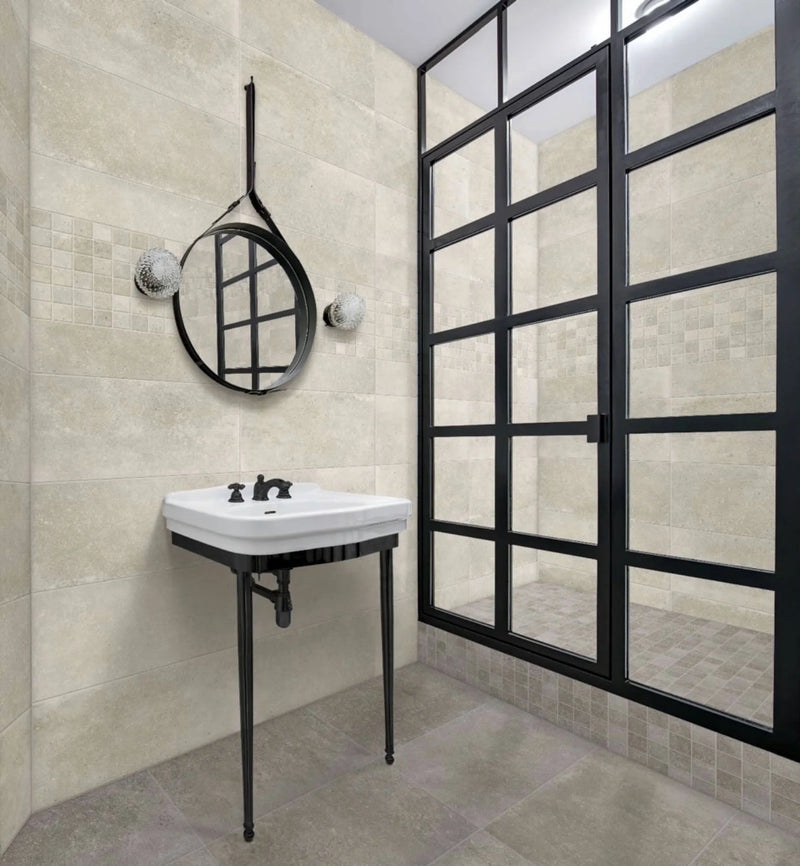 Texture Bianco 2x2 Natural Porcelain Mosaic Tile