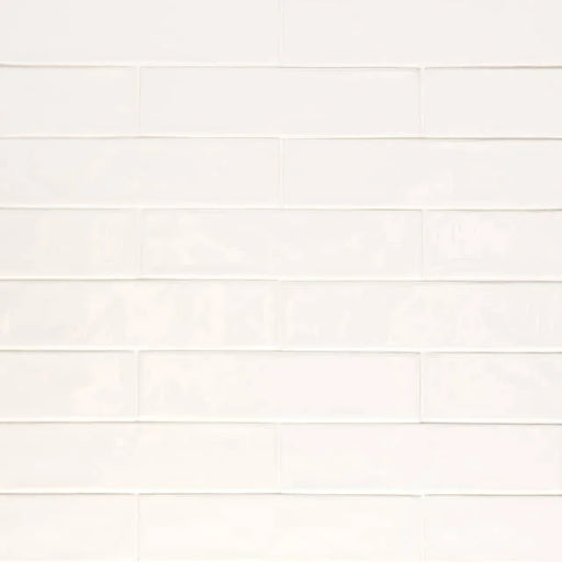 Clara Ivory 11x2.75 Glossy Ceramic Wall Tile