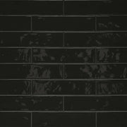 Clara Noir 11x2.75 Glossy Ceramic Wall Tile