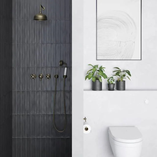 Clara Noir 2-3/4x11 Matte Ceramic Wall Tile