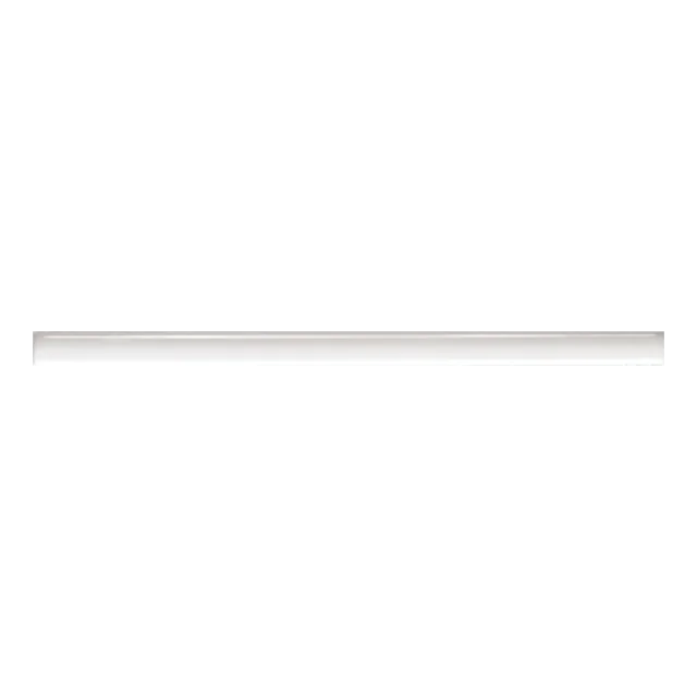 Clara White 12x0.5 Glossy Jolly Ceramic Trim