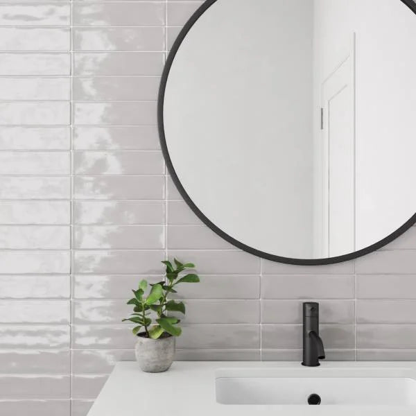 Clara White 12x0.5 Glossy Jolly Ceramic Trim