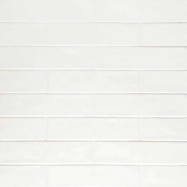 Clara White 2-3/4x11 Matte Ceramic Wall Tile