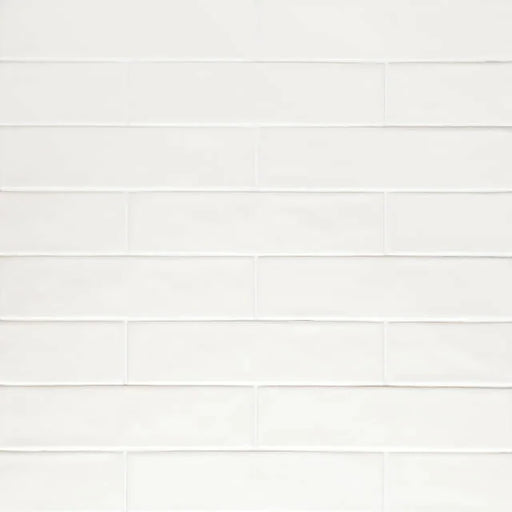 Clara White 2-3/4x11 Matte Ceramic Wall Tile