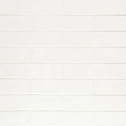 Clara White 2.75x11 Glossy Ceramic Wall Tile