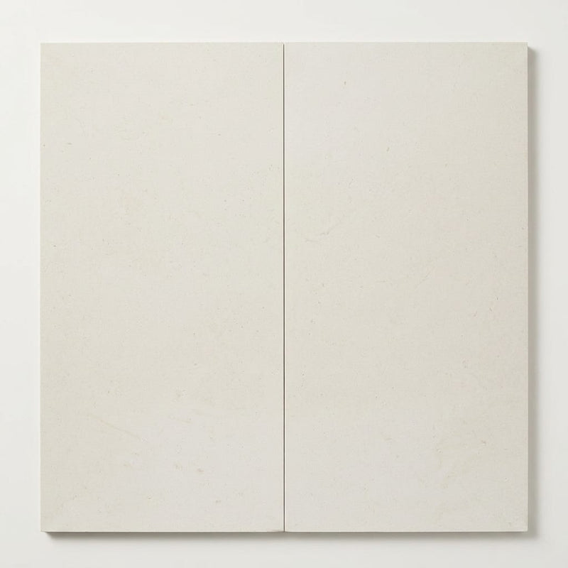 Classic 12x24 Brushed Limestone Tile close-up