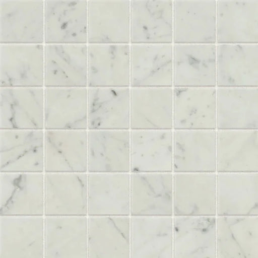 Classic 2.0 Bianco Carrara 2x2 12x12 Polished Porcelain Mosaic