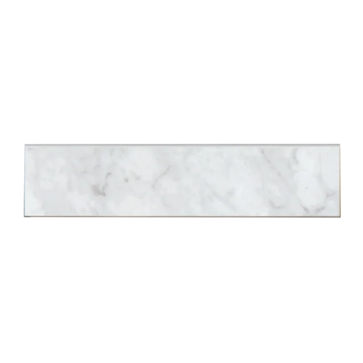 Classic 2.0 Bianco Carrara 3x12 Bullnose Polished Porcelain Trim