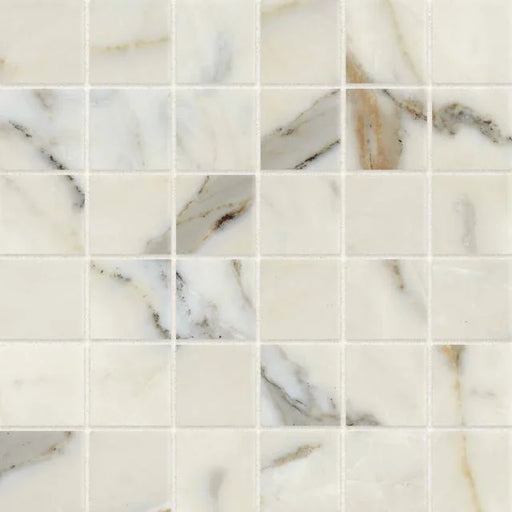 Classic 2.0 Calacatta 12x12 2x2 Glass Mosaic