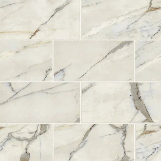Classic 2.0 Calacatta Oro 24x12 Polished Ceramic Tile