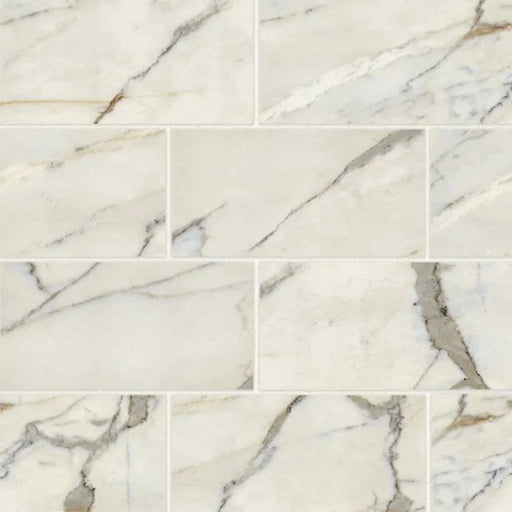 Classic 2.0 Calacatta Oro 24x12 Polished Ceramic Tile