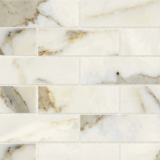 Classic 2.0 Calaca Oro 2x6 12x12 Polished Glass Mosaic