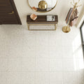 Classico 24x24x1/2 Polished Marble Tile — Foyer floor