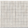 Classico 5/8x5/8 12x12 Sheet Natural Travertine Mosaic