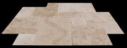 Classico 16 Sq Ft Pattern Honed Filled Chiseled Travertine Tile