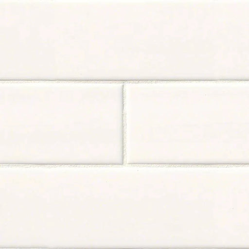 Classique White Calacatta 4x16 Glossy Porcelain Tile