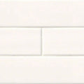 Classique White Carrara 4x16 Glossy Porcelain Tile