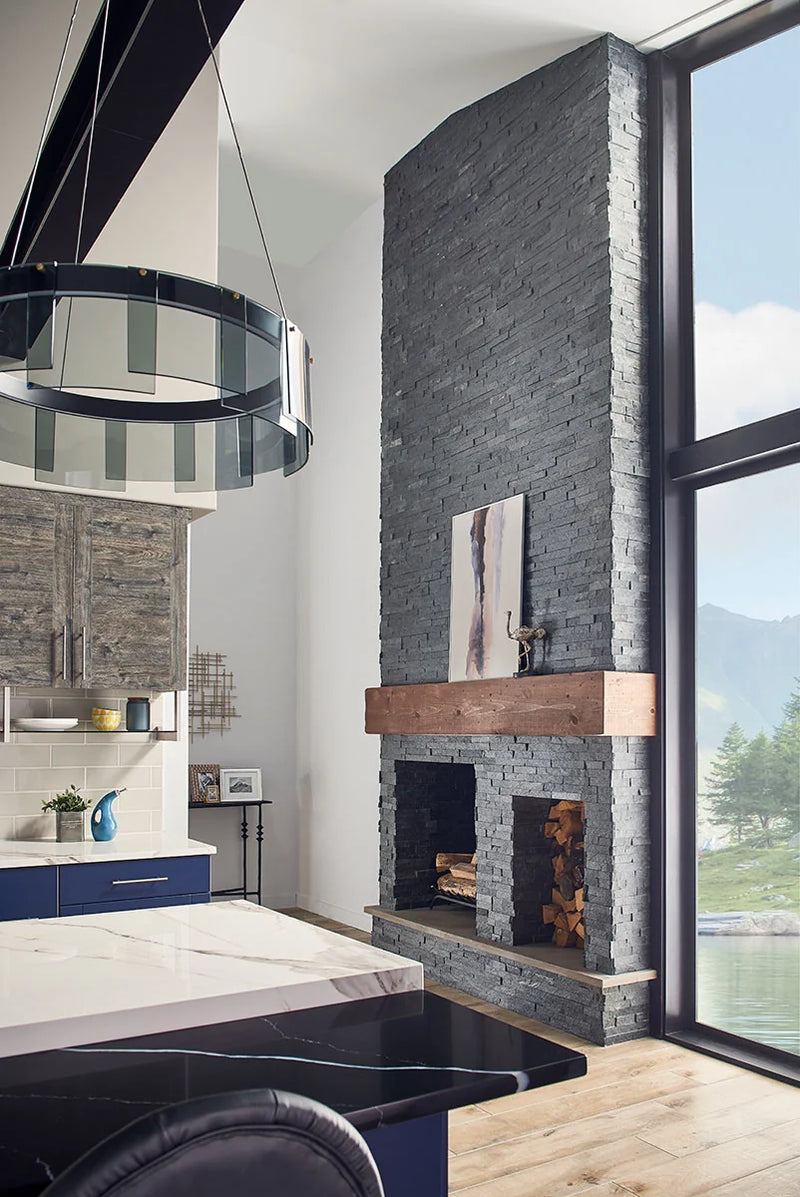 Coal Canyon 6x24 Panel Splitface Quartzite Ledger Stone