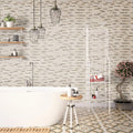 Colorado Cream 6x24 Panel Splitface Marble Ledger Stone