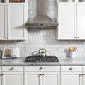 Bianco Venatino Polished 1/2x12 Pencil Liner Marble & Dolomite Trim