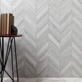 Bianco Venatino Polished 1/2x12 Pencil Liner Marble & Dolomite Trim
