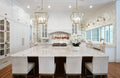 Completa Marble Series Calacatta Gris Ellipse Honed Mosaic