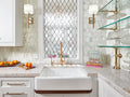 Completa Marble Series Calacatta Gris Ellipse Honed Mosaic