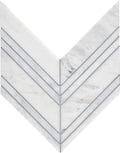 Completa Marble Series Calacatta Gris Feather Honed Mosaic