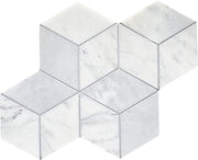 Completa Marble Series Calacatta Gris Feather Honed Mosaic