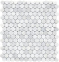 Completa Marble Series Calacatta Gris Feather Honed Mosaic