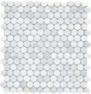 Completa Marble Series Calacatta Gris Feather Honed Mosaic