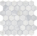 Completa Marble Series Calacatta Gris Feather Honed Mosaic