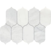 Completa Marble Series Calacatta Gris Flower Honed Mosaic