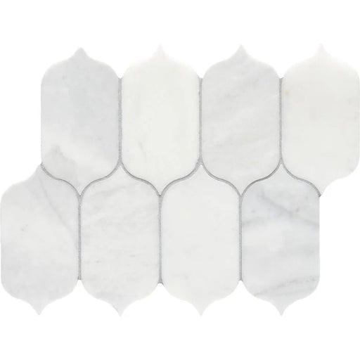 Completa Calacatta Gris Honed Lotus Mesh Marble Mosaic