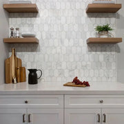Completa Calacatta Gris Honed Lotus Mesh Marble Mosaic