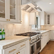 Completa Calacatta Gris Honed Lotus Mesh Marble Mosaic