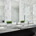 Completa Calacatta Gris Honed Lotus Mesh Marble Mosaic
