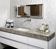 Completa Calacatta Gris Honed Oval Mesh Marble Mosaic