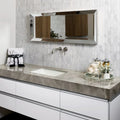 Completa Calacatta Gris Honed Oval Mesh Marble Mosaic
