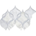 Completa Marble Series Calacatta Gris Ribbon Honed Marble Mosaic