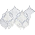 Completa Marble Series Calacatta Gris Ribbon Honed Marble Mosaic