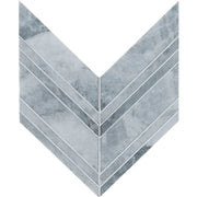 Completa Marble Series D Blue 2x2 Hexagon Multi Finish Marble Mosaic