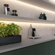 Completa Calacatta Gris Chevron Honed Marble Mosaic