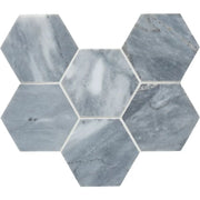 Completa Marble Series D Blue Ribbon Honed Marble Mosaic