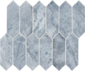 Completa Marble Series D Blue 2x2 Hexagon Multi Finish Marble Mosaic